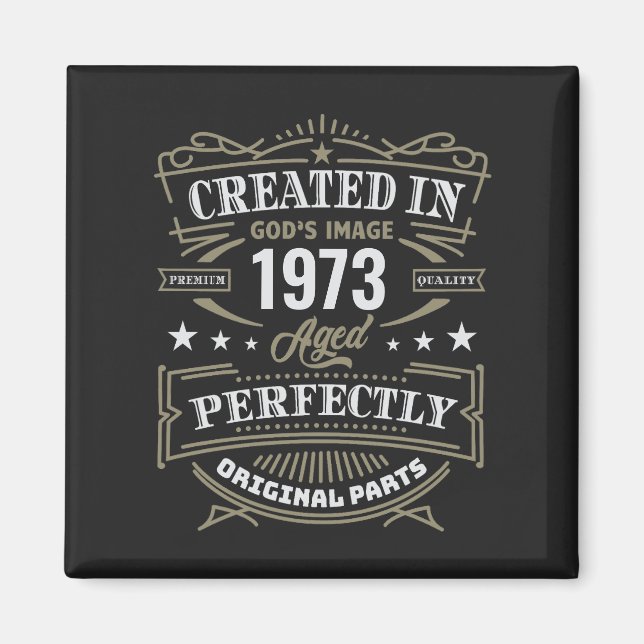 Imã Criado na imagem de Deus personalizada (Frente)