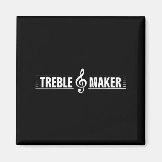 Imã Criador de Treble Piada de clave de sol engraçada