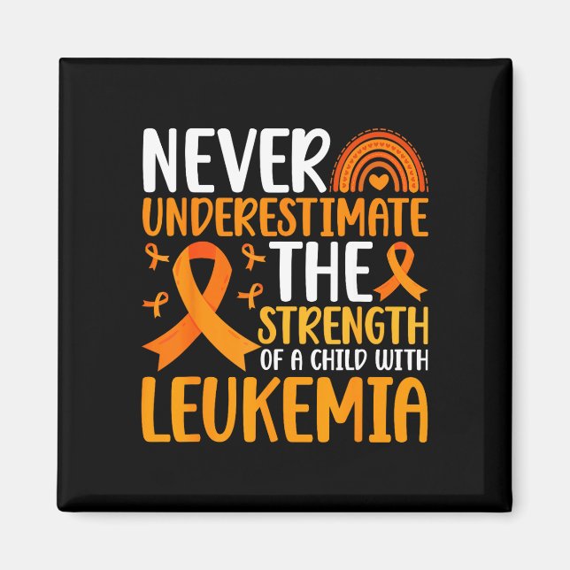 Imã Criança com guerreiro da leucemia conscientização  (Frente)