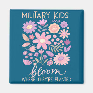 Imã Criança militar dandelion floresce onde plantada r