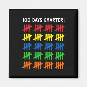 Imã Crianças 100 dias de escola 100 Tally Marks