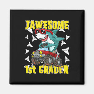 Imã Crianças 1rua Monster Truck Dinosaur Megalodon Sh