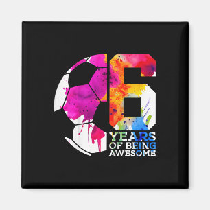 Imã Crianças 6 Anos Sendo Incríveis Futebol 6º Anivers