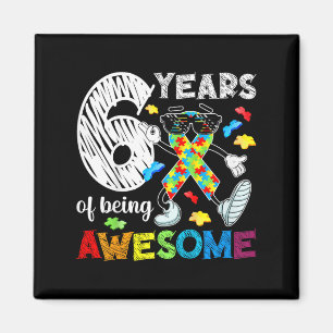 Imã Crianças 6 Autismo Festa de aniversário De Seis An