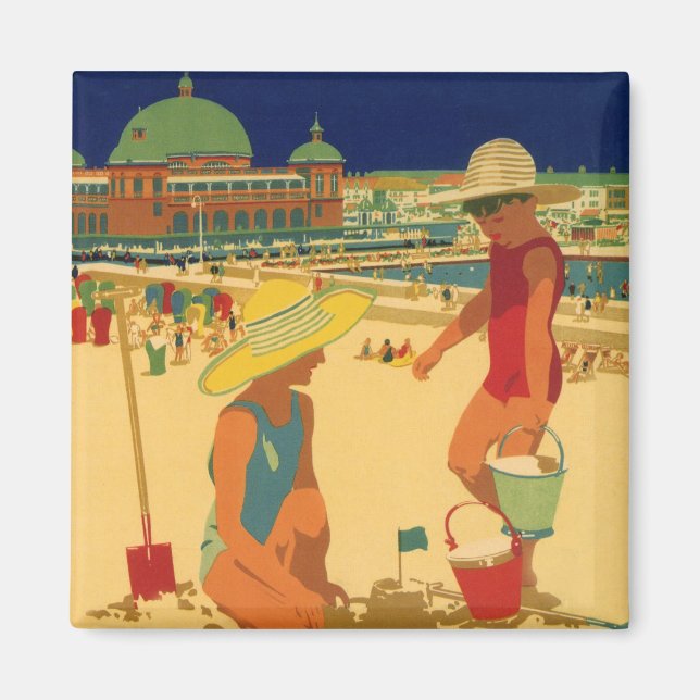 Imã Crianças Antigas, Férias de Família das Irmãs na P (Frente)