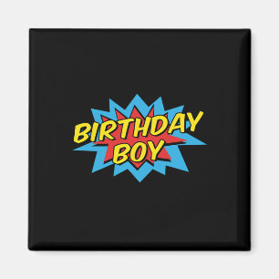 Imã Crianças Bonitas de Aniversário Super Herói Corres