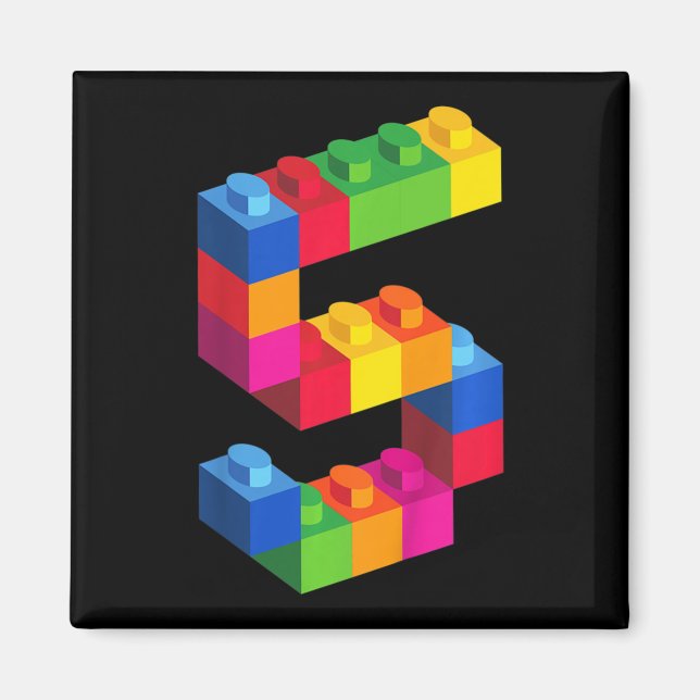 Imã Crianças com 5 anos de idade Blocos de Edifício Br (Frente)