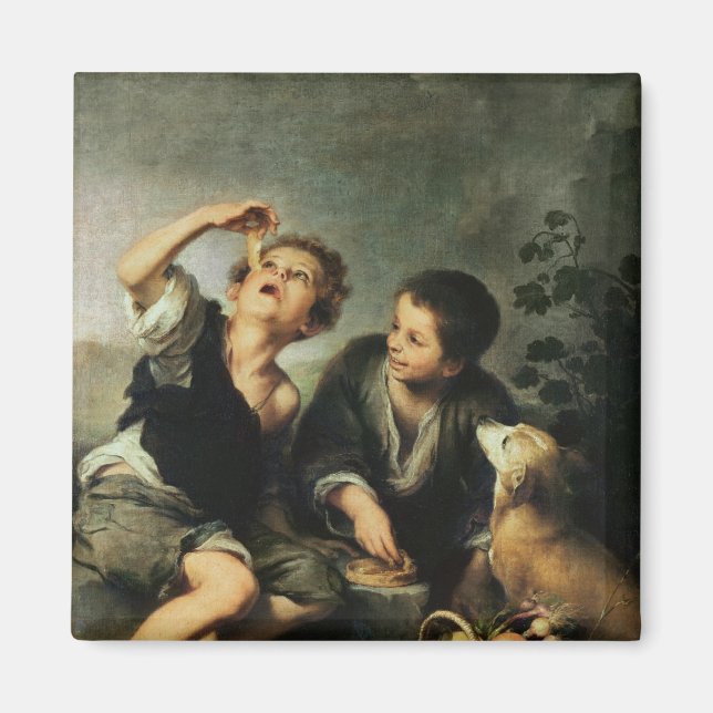 Imã Crianças comendo uma empada, 1670-75 (Frente)