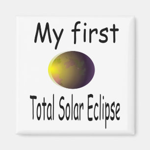 Imã Crianças Crianças Eclipse Solar Meu Primeiro Eclip