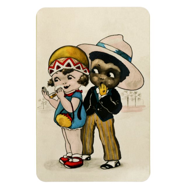 Ímã Crianças da Moda 1920 (Vertical)