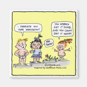 Imã Crianças De Cartoons Eu Crio Meu Próprio Magneto D