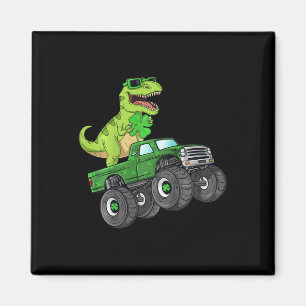 Imã Crianças Dia de São Patrício T Rex Monster Truck D