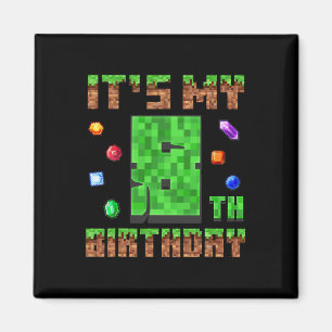 Imã Crianças do Aniversário É o meu 8º aniversário Gam