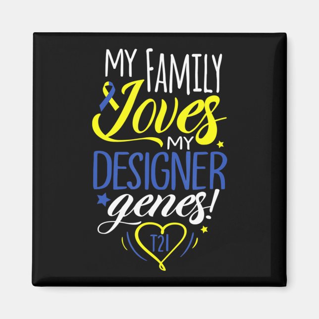 Imã Crianças do Dia da Consciência da Síndrome de Desa (Frente)