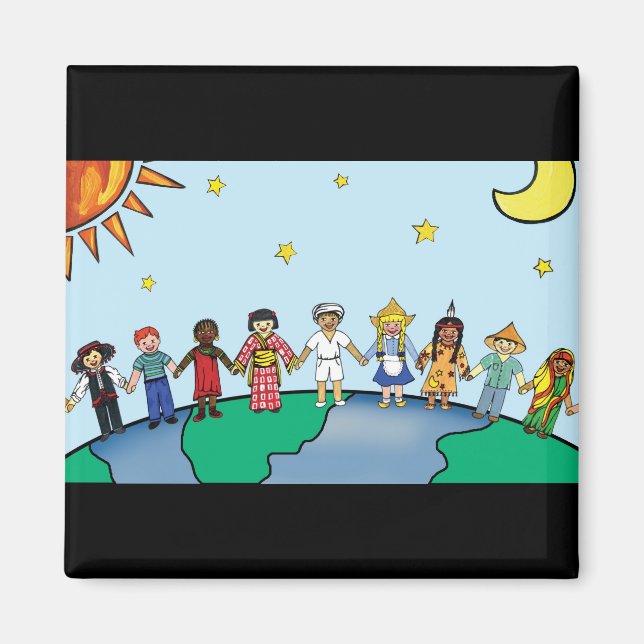 Imã Crianças do Mundo (Frente)