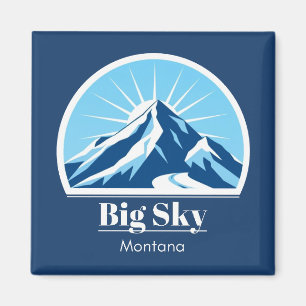 Imã Crianças do resort de esqui Big Sky Montana