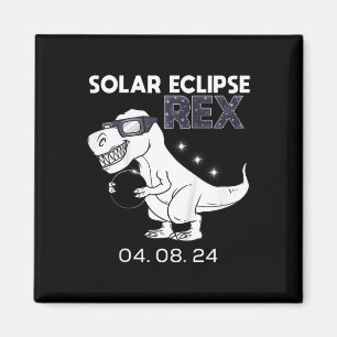 Imã Crianças Eclipse Solar T Rex 04.08.2024 Dino Diver