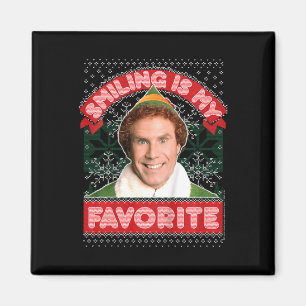 Imã Crianças Elf Buddy Sorri É Meu Natal Favorito