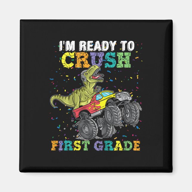 Imã Crianças, estou pronto para esmagar o caminhonete  (Frente)