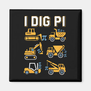 Imã Crianças Eu Adoro Pi Pi Day Engraçado 3.14 Caminhã