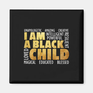 Imã Crianças Eu Sou Uma Criança Negra - Mês da Históri
