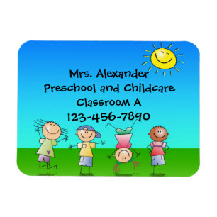 Ímã Crianças Felizes Brincam ao Sol, Crianças do Exter