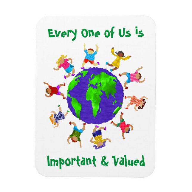 Ímã Crianças importantes e valiosas (Vertical)