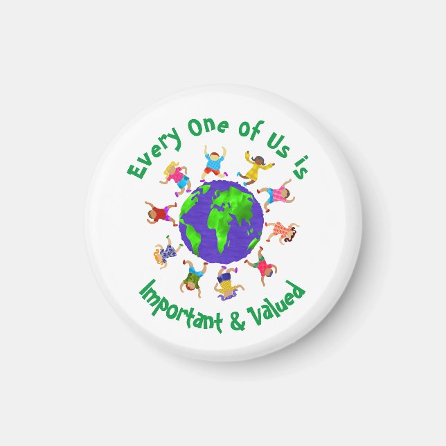 Imã Crianças importantes e valiosas (Frente)