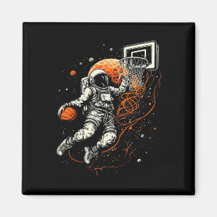 Imã Crianças Legal Bysketbyll Espacial com Astronauta