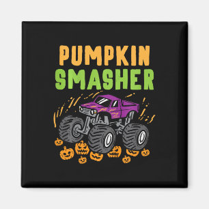 Imã Crianças Monstro do Halloween Rapazes Pumpkin Smas