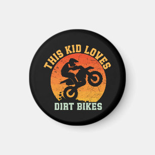Imã Crianças Moto de Terra Engraçada
