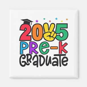 Imã Crianças Pré-K Formando 2025 Graduação da Pré-esco