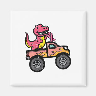 Imã Crianças Rosa Dino Monstro Cancer de Mama de Camin
