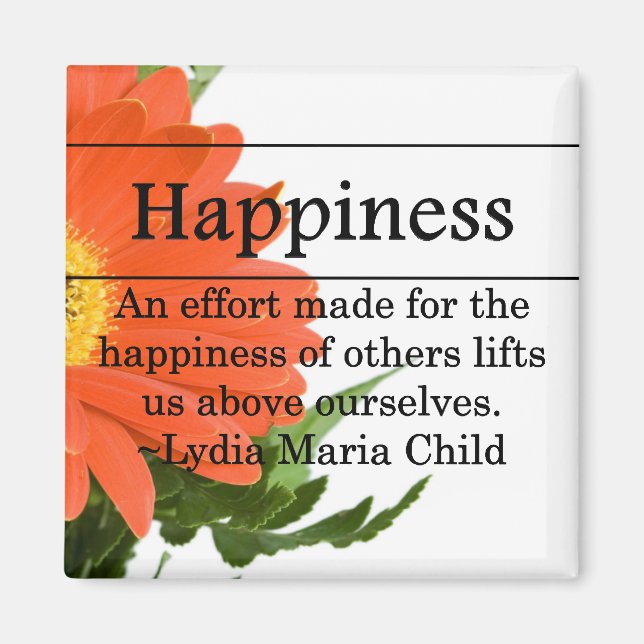 Imã Criar a felicidade para outros (Frente)