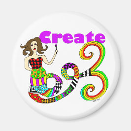 Imã Criar a Sereia Colorida Ronda