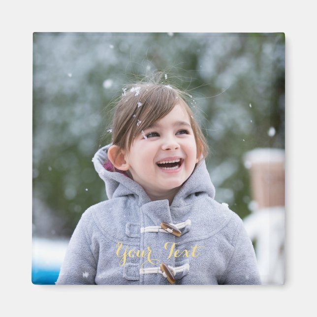 Imã Criar Fazer Disquete Personalizado de Foto Quadrad (Frente)