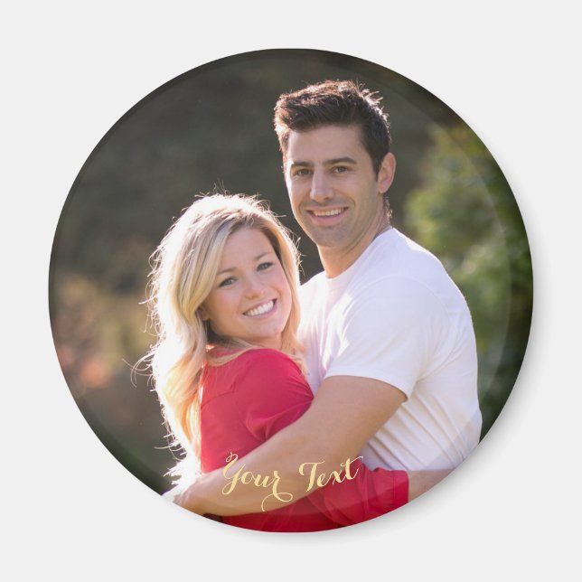 Imã Criar Fazer Disquete Personalizado de Imagem Redon (Frente)