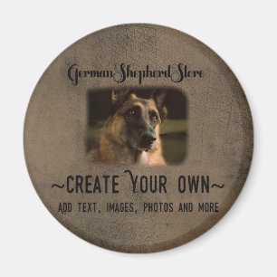 Imã Criar seu próprio ímã da foto do german shepher