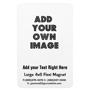 Ímã Criar sua própria imã de geladeira flexível do