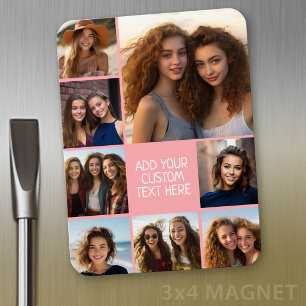 Ímã Criar uma Colagem de Fotos Personalizada - 8 Fotos