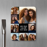 Ímã Criar uma Colagem de Fotos Personalizada com 8 Fot<br><div class="desc">Use sua foto ou fotos favoritas para fazer um espetáculo divertido para compartilhar com amigos.</div>