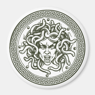Imã Criatura de mitologia grega Medusa