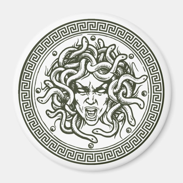 Imã Criatura de mitologia grega Medusa (Frente)