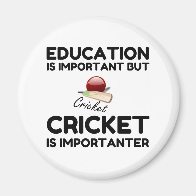 IMÃ CRICKET É IMPORTANTE (Frente)