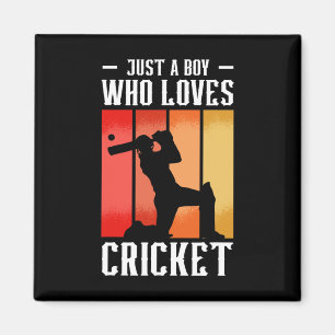 Imã Cricket Ll Jogador De Críquete Apenas Um Menino Qu
