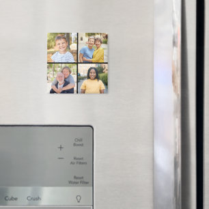 Imã Crie a sua própria colagem de 4 fotos