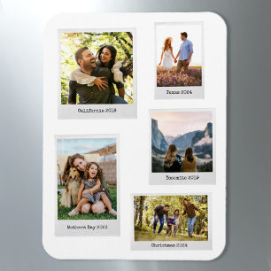 Ímã Crie a sua própria Colagem de Fotos Instantâneas R