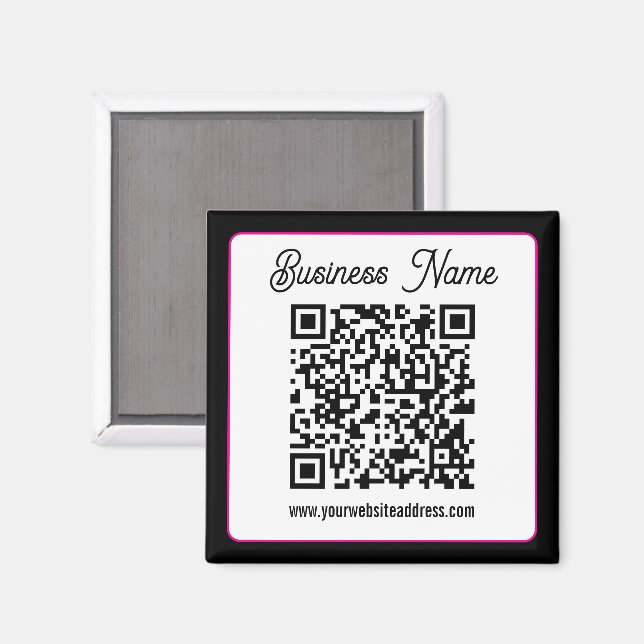 Imã Crie Instantaneamente um Código QR Escaneável para (Front/Back)