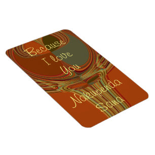 Ímã Crie O Seu Porque Te Amo Nakupenda Sana