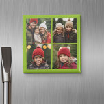 Imã Crie o seu próprio Instagram Collage Pistachio 4 f<br><div class="desc">Use quatro fotos quadradas para criar um presente exclusivo e pessoal. Ou você pode ficar com o filhote hipster e fazer uma moda. Se precisar ajustar as fotos,  clique na ferramenta personalizar para fazer alterações.</div>